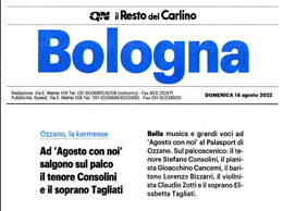 Il Resto del Carlino di BOlogna 14-8-22